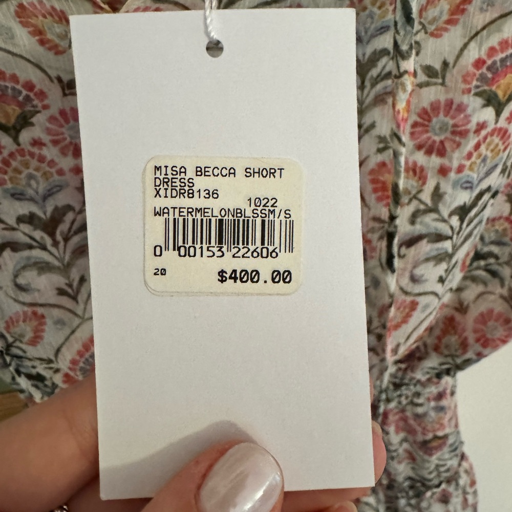 MISA Floral Ruffle Dress - Picture 3 of 4